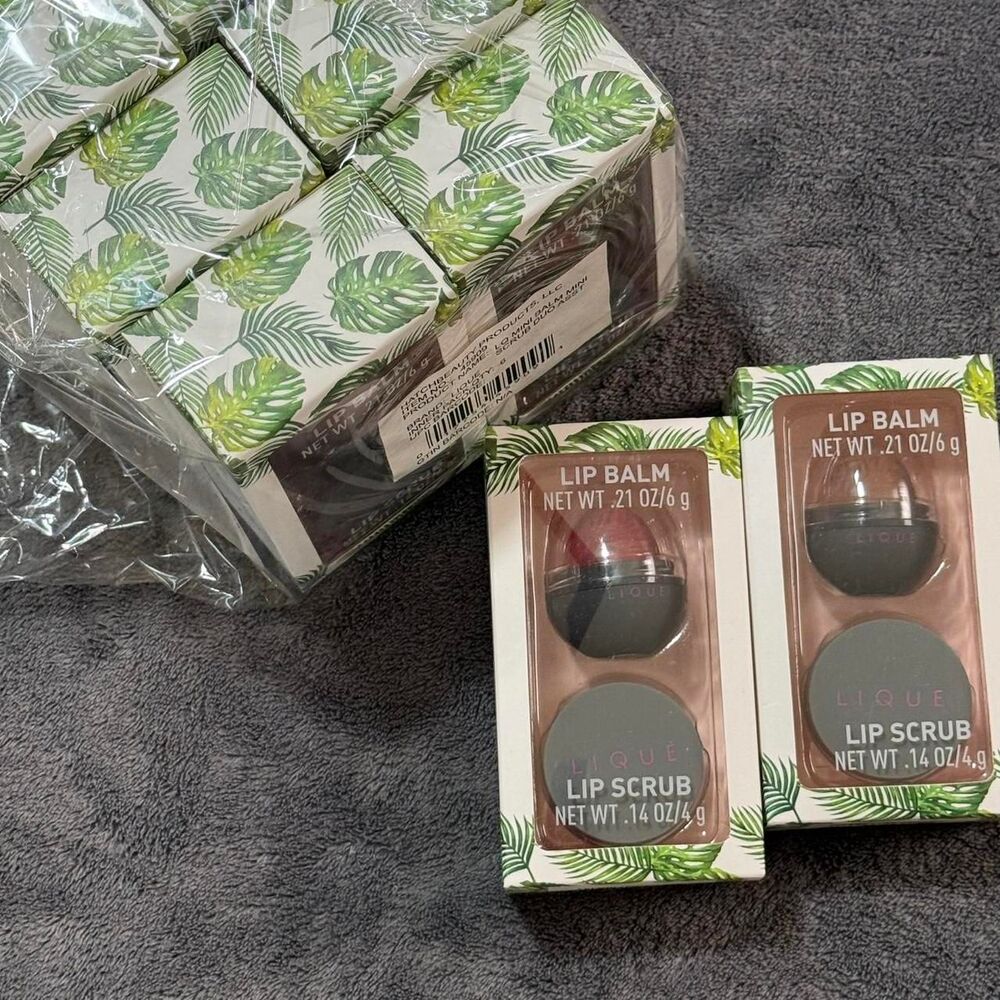 Lique Lip Care Kit with Lip Balm and Lip Scrub Reseller Bundle!